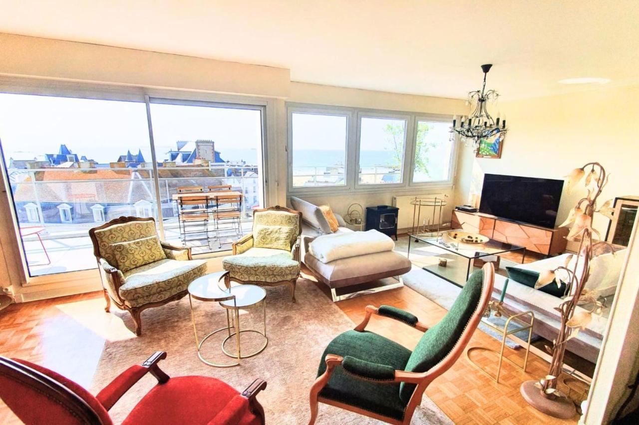 Bright Apt With Balcony Panoramic View Saint-Malo Zewnętrze zdjęcie